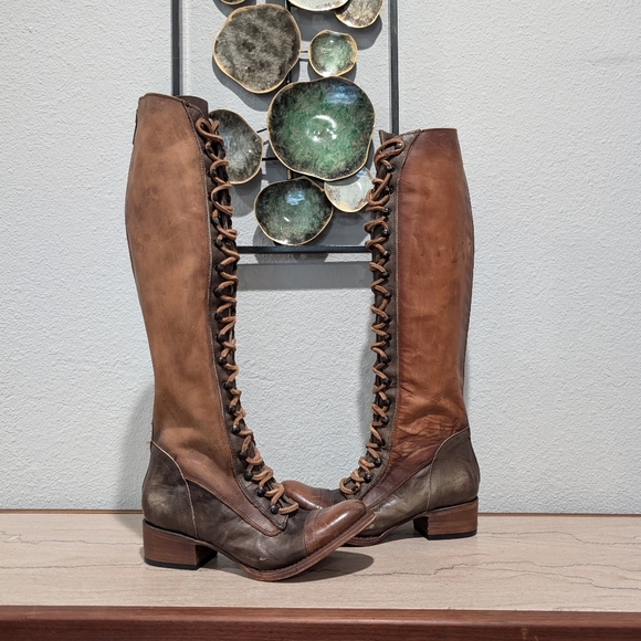 NEW FreeBird ARLO Lace Up Knee High Boots size 7 - Picture 10 of 16